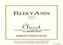 RoxyAnn Claret 2003 Front Label