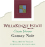 WillaKenzie Estate Gamay Noir 2009  Front Label