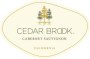 Cedar Brook Winery Cabernet Sauvignon 2017  Front Label
