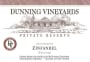 Dunning Private Reserve Zinfandel 2014  Front Label