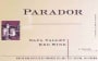 Parador Napa Valley Red Wine 2001 Front Label