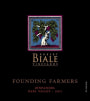 Robert Biale Vineyards Founding Farmers Zinfandel 2011  Front Label