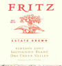 Fritz Estate Grown Sauvignon Blanc 2007  Front Label