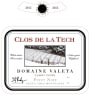 Clos de la Tech Domaine Valeta Sunny Slope Pinot Noir 2012 Front Label