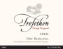 Trefethen Dry Riesling 2008  Front Label