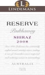 Lindeman’s Bin Series Reserve Shiraz 2008  Front Label