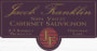 Elyse Jacob Franklin Cabernet Sauvignon 2002 Front Label