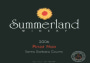 Summerland Santa Barbara Pinot Noir 2006 Front Label