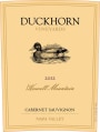 Duckhorn Howell Mountain Cabernet Sauvignon 2012  Front Label