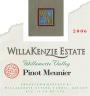 WillaKenzie Estate Pinot Meunier 2006  Front Label
