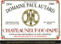Domaine Paul Autard Chateauneuf-du-Pape 2004  Front Label