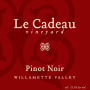 Le Cadeau Vineyard Red Label Pinot Noir 2012 Front Label