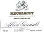 Albert Grivault Clos Du Murger 2015  Front Label