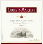 Louis Martini Sonoma County Cabernet Sauvignon 2003 Front Label