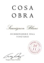 Cosa Obra Hummingbird Hill Vineyard Sauvignon Blanc 2011  Front Label