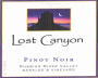 Lost Canyon Winery Saralees Vineyard Pinot Noir 2007  Front Label