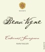 Beau Vigne Reserve Cabernet Sauvignon 2008 Front Label