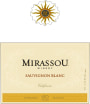 Mirassou Sauvignon Blanc 2016 Front Label