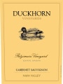 Duckhorn Patzimaro Vineyard Cabernet Sauvignon 2011 Front Label