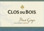 Clos du Bois Pinot Grigio 2009  Front Label
