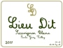 Lieu Dit Sauvignon Blanc 2011 Front Label