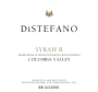 DiStefano Winery Syrah R 2007 Front Label