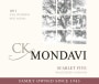 CK Mondavi Wildcreek Canyon Vineyards Scarlet Five 2011 Front Label