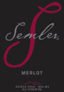 Malibu Wines Semler Merlot 2005 Front Label