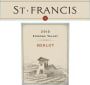 St. Francis Sonoma Valley Merlot 2010 Front Label