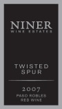 Niner Twisted Spur Red Wine 2007 Front Label