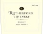 Rutherford Vintners Merlot 2013  Front Label
