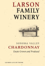 Larson Family Winery Chardonnay 2012  Front Label