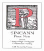 Sineann Covey Ridge Vineyard Pinot Noir 2002 Front Label