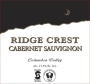 Claar Cellars Ridge Crest Cabernet Sauvignon 2015 Front Label
