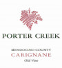 Porter Creek Old Vine Carignane 2014  Front Label