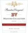 Beaulieu Vineyard Maestro Collection Cabernet Sauvignon Syrah Blend 2008 Front Label