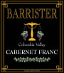 Barrister Winery Cabernet Franc 2008 Front Label