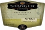 Stanger Vineyards Reserve Syrah 2005  Front Label