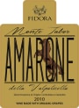 Fidora Amarone della Valpolicella Monte Tabor 2010  Front Label