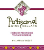 Artisinal Wine Cellars Vintage Reserve Pinot Noir 2009  Front Label