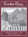 Truckee River Winery Zinfandel 2013  Front Label