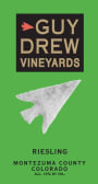 Guy Drew Vineyards Riesling 2012 Front Label