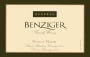 Benziger Reserve Pinot Noir 2010  Front Label