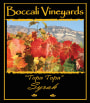 Boccali Vineyards & Winery Topa Topa Syrah 2010 Front Label