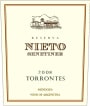Nieto Senetiner Reserva Torrontes 2008  Front Label