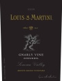 Louis Martini Monte Rosso Vineyard Gnarly Vine Zinfandel 2009 Front Label