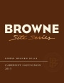 Browne Family Vineyards Site Series Cabernet Sauvignon 2015  Front Label