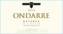 Bodegas Ondarre Rioja Reserva 2014 Front Label