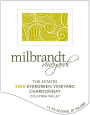 Milbrandt Evergreen Vineyard The Estates Chardonnay 2008  Front Label