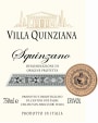 Cantine Due Palme Squinzano Villa Quinziana 2011 Front Label